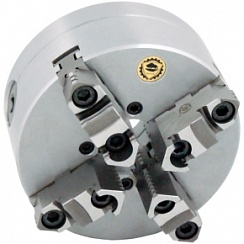 Токарный самоцентрирующий спиральный патрон четырехкулачковый, посадка типа D DIN 55029, 3745 3745-315-6